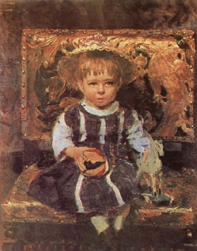 llya Yefimovich Repin Portrait of the Artist-s Daughter Vera oil painting image